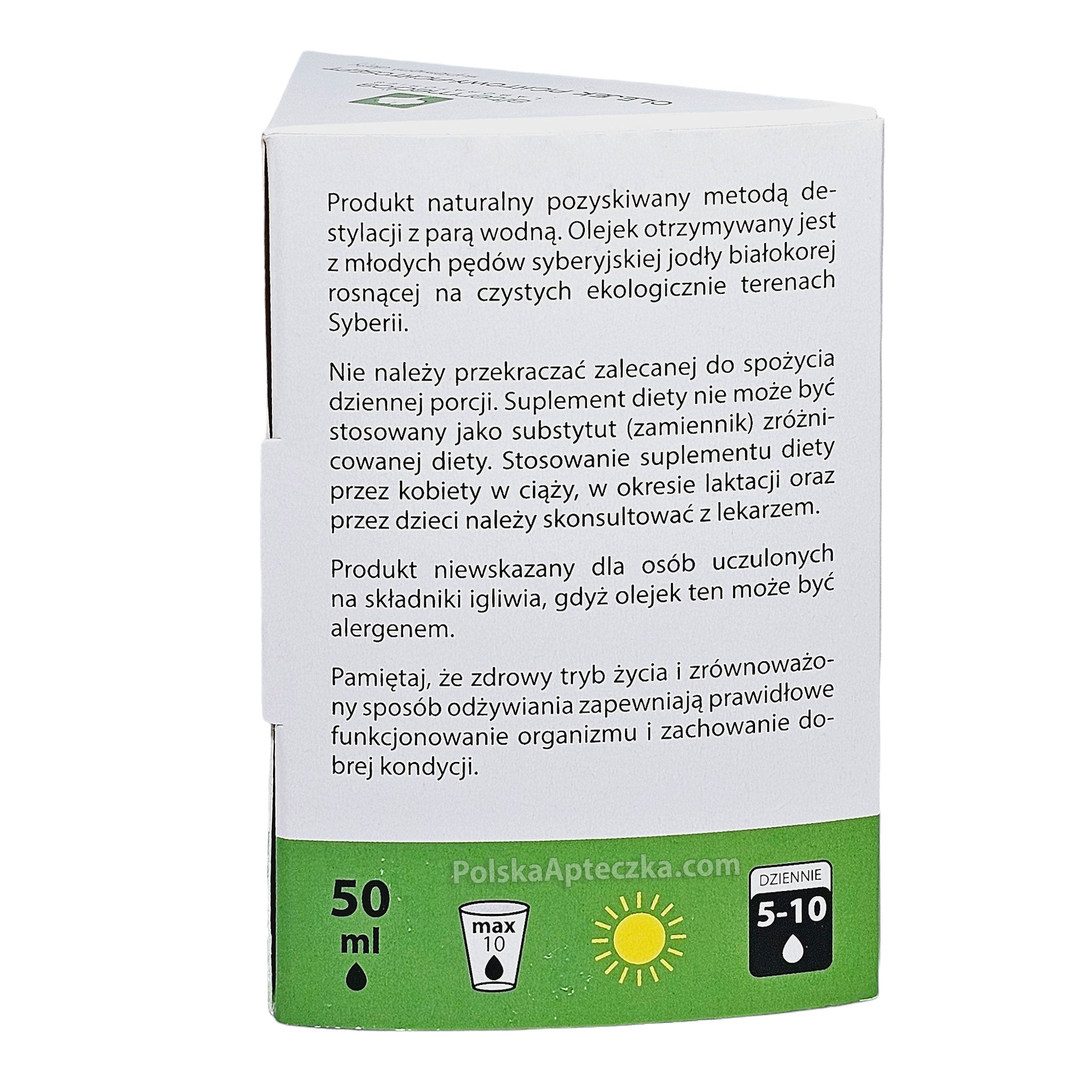 olejek pichtowy pichtosept 50ml alternate side view polska apteczka