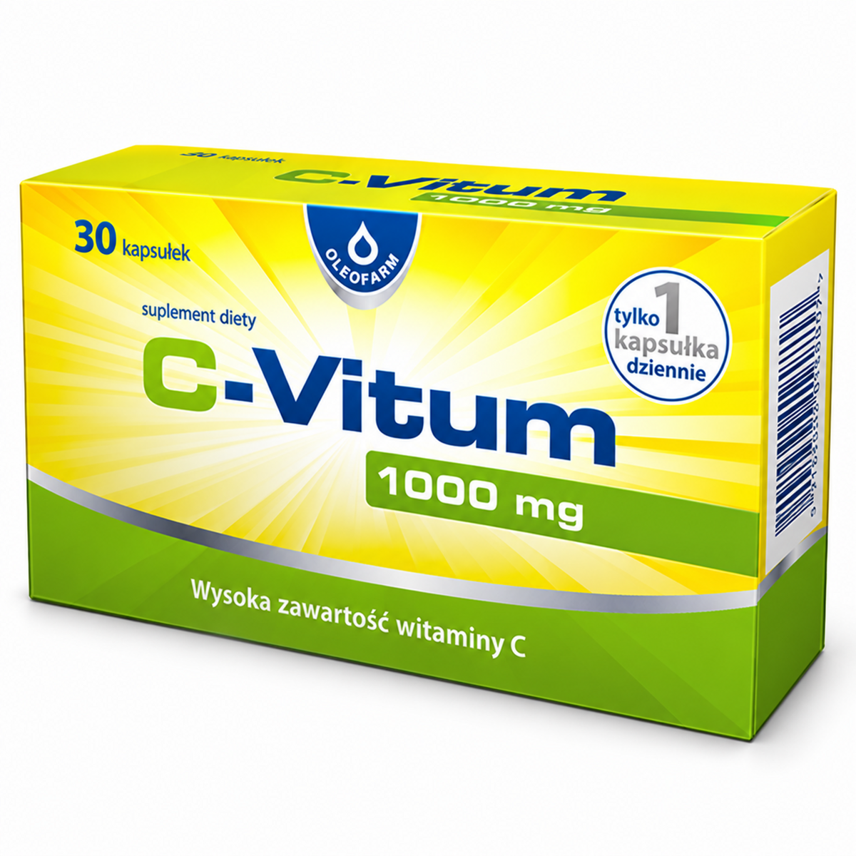 Oleofarm C-Vitum Vitamin C 1000 mg, 30 capsules / C-Vitum Witamina C 1000 mg 30 kapsułek