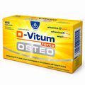 Oleofarm D-Vitum Forte Osteo calcium, vitamin D3 and K2, 60 lemon tablets – wapń i witaminy D3 K2