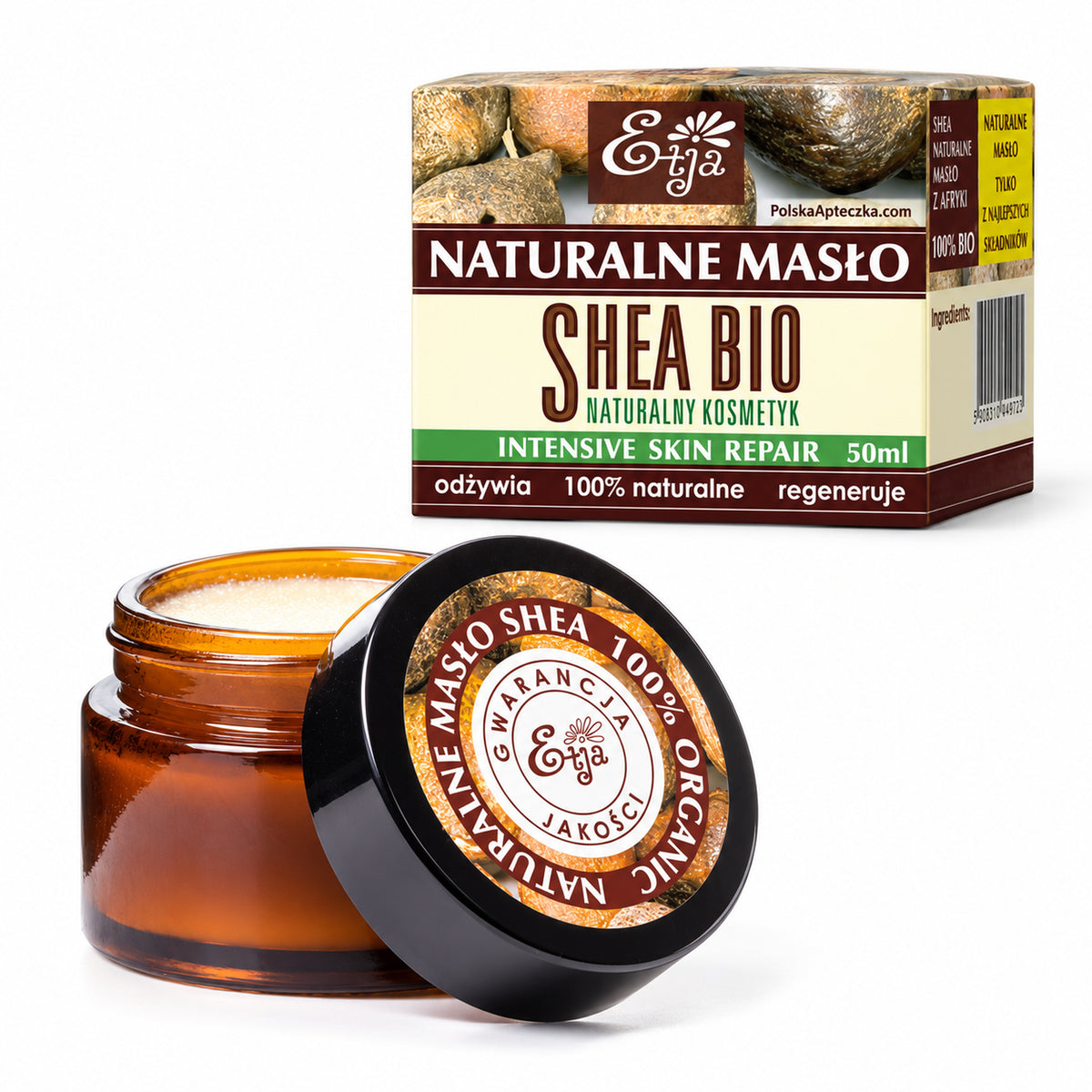 Organic Shea Butter 50ml – Etja | Naturalne masło shea BIO 50ml – Etja