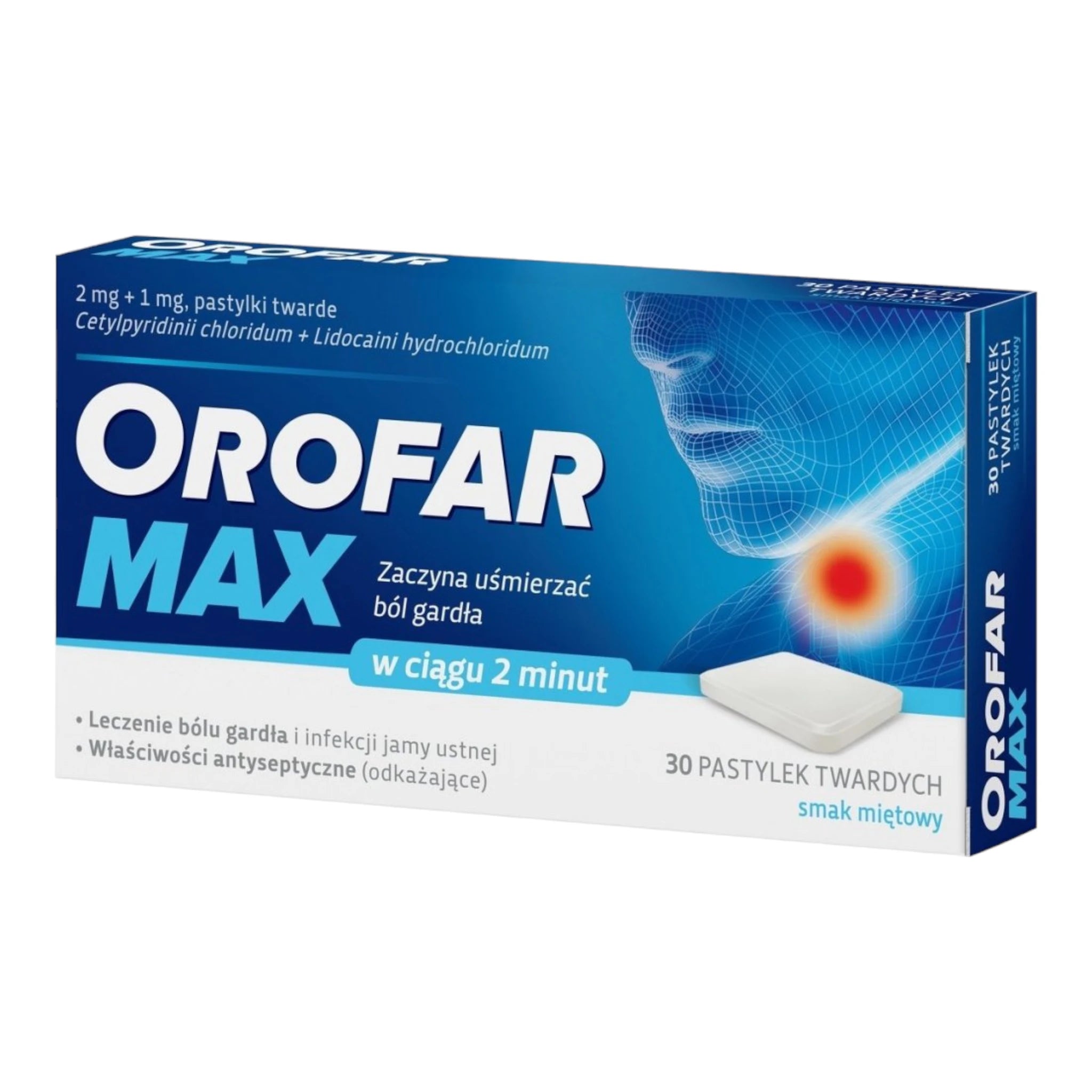 orofar max tablets for sore throat with lidocaine