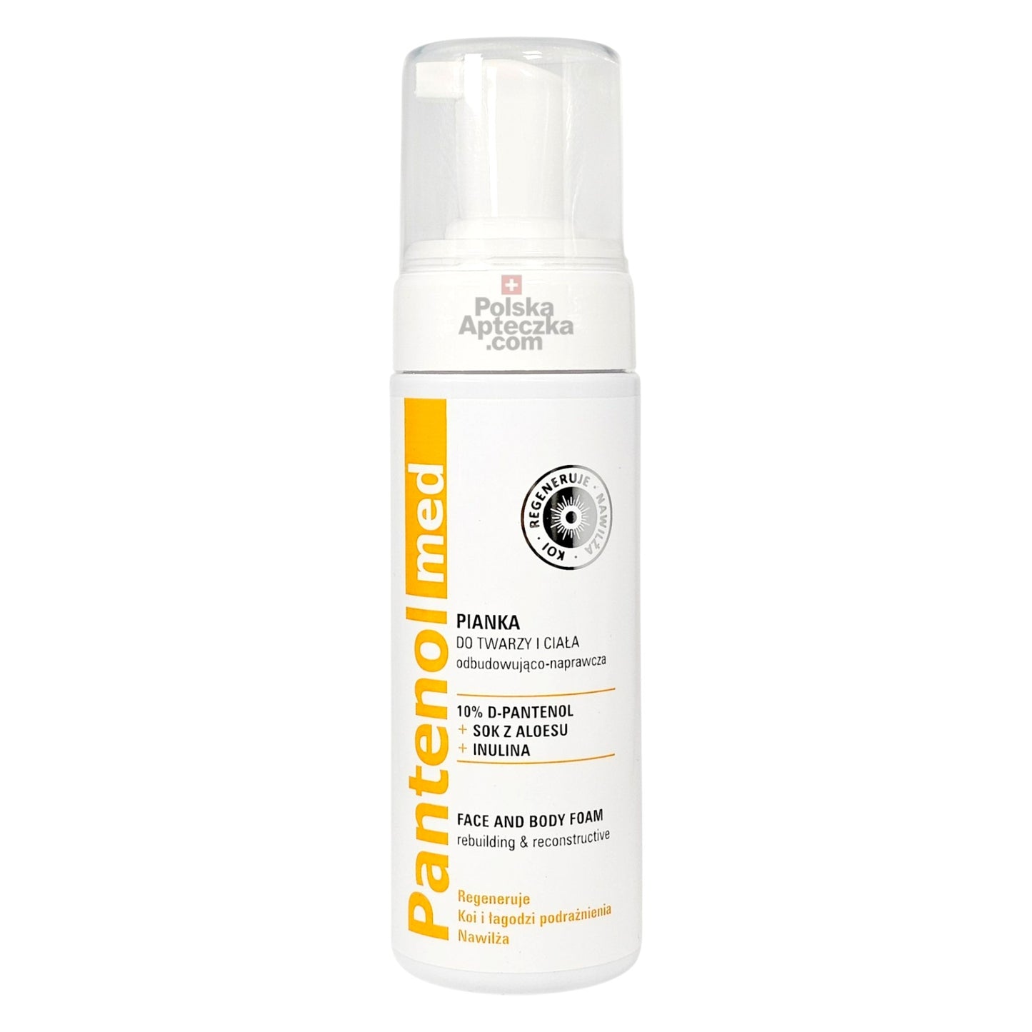 pantenol med face and body foam front