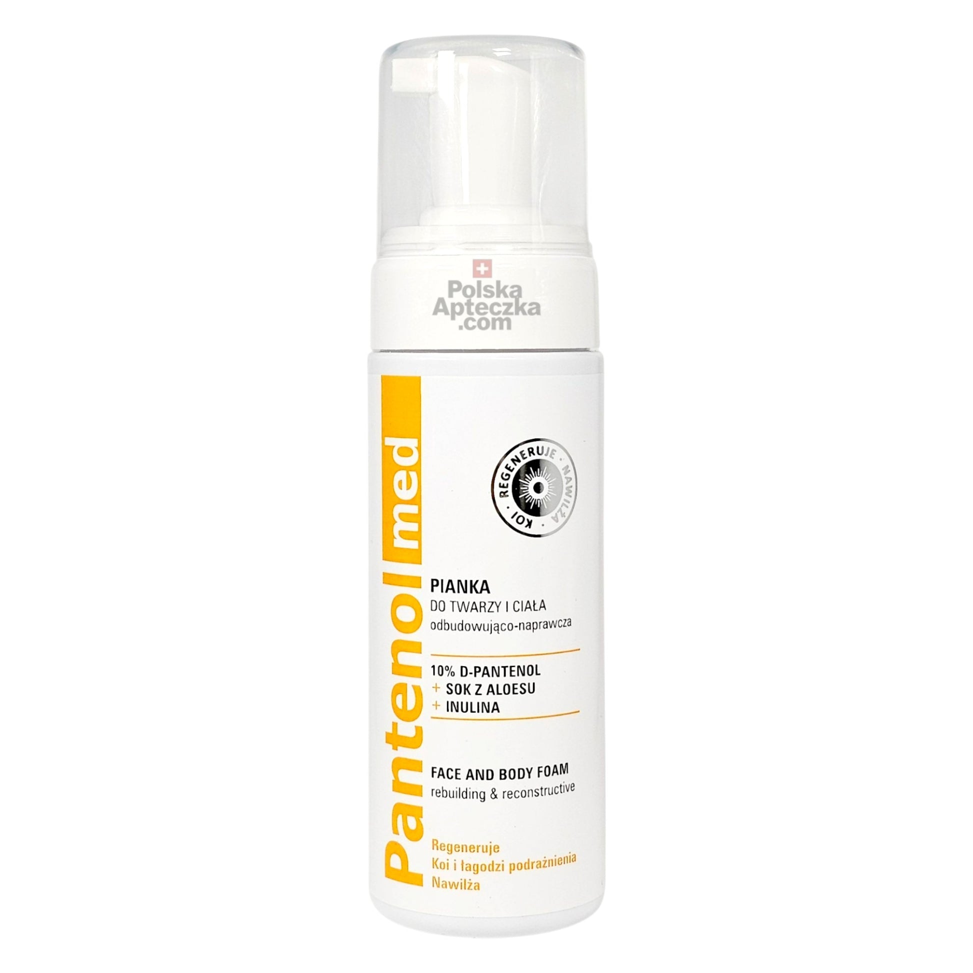 pantenol med face and body foam front