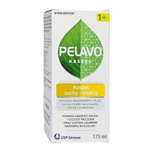 Pelavo Kaszel suchy i mokry, syrop dla dzieci powyżej 1 roku życia, 120ml