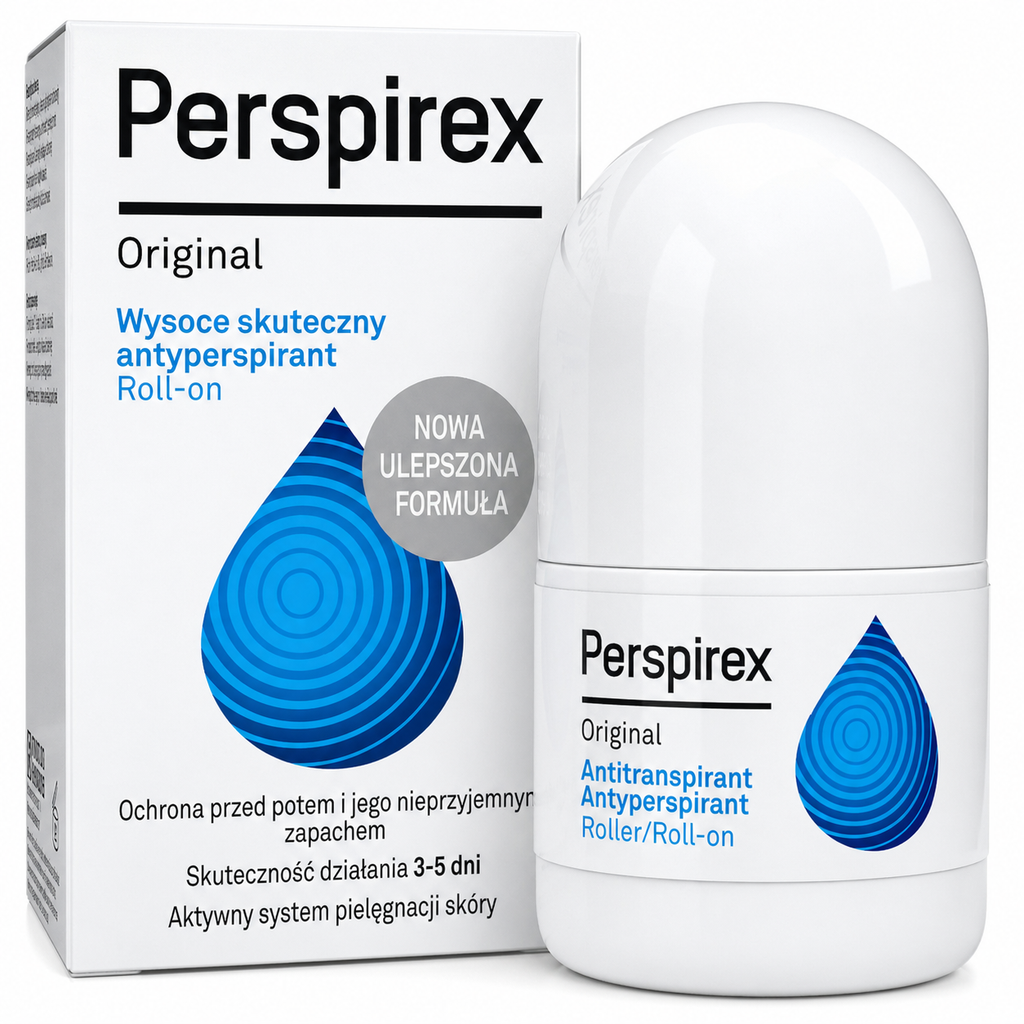 Perspirex Original Antiperspirant Roll-On Clinical Strength Long-Lasting Sweat Control 20ml - Apteczka | Proton Nutrition