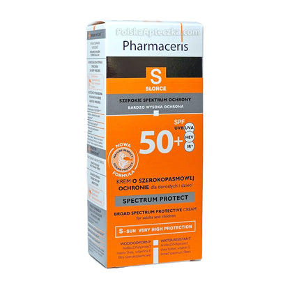 Pharmaceris S Krem o szerokopasmowej ochronie SPF 50+ dla dorosłych i dzieci 50ml