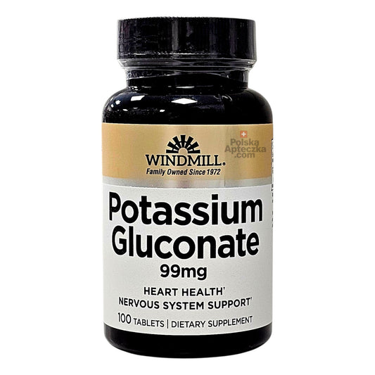 potassium gluconate 99mg 100 tablets Windmill front bottle