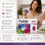 Proliver Cardio Liver & Cholesterol Support 30 Capsules