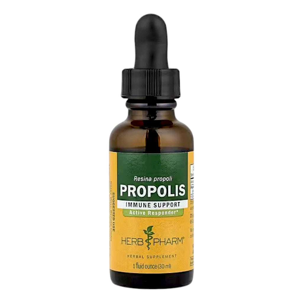 Herb Pharm Propolis Extract – Liquid immune support drops with bee propolis, 30ml bottle