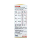 Pyrosal Immuno dosage and nutritional values table for children – linden, elderberry, vitamin C, and zinc per serving