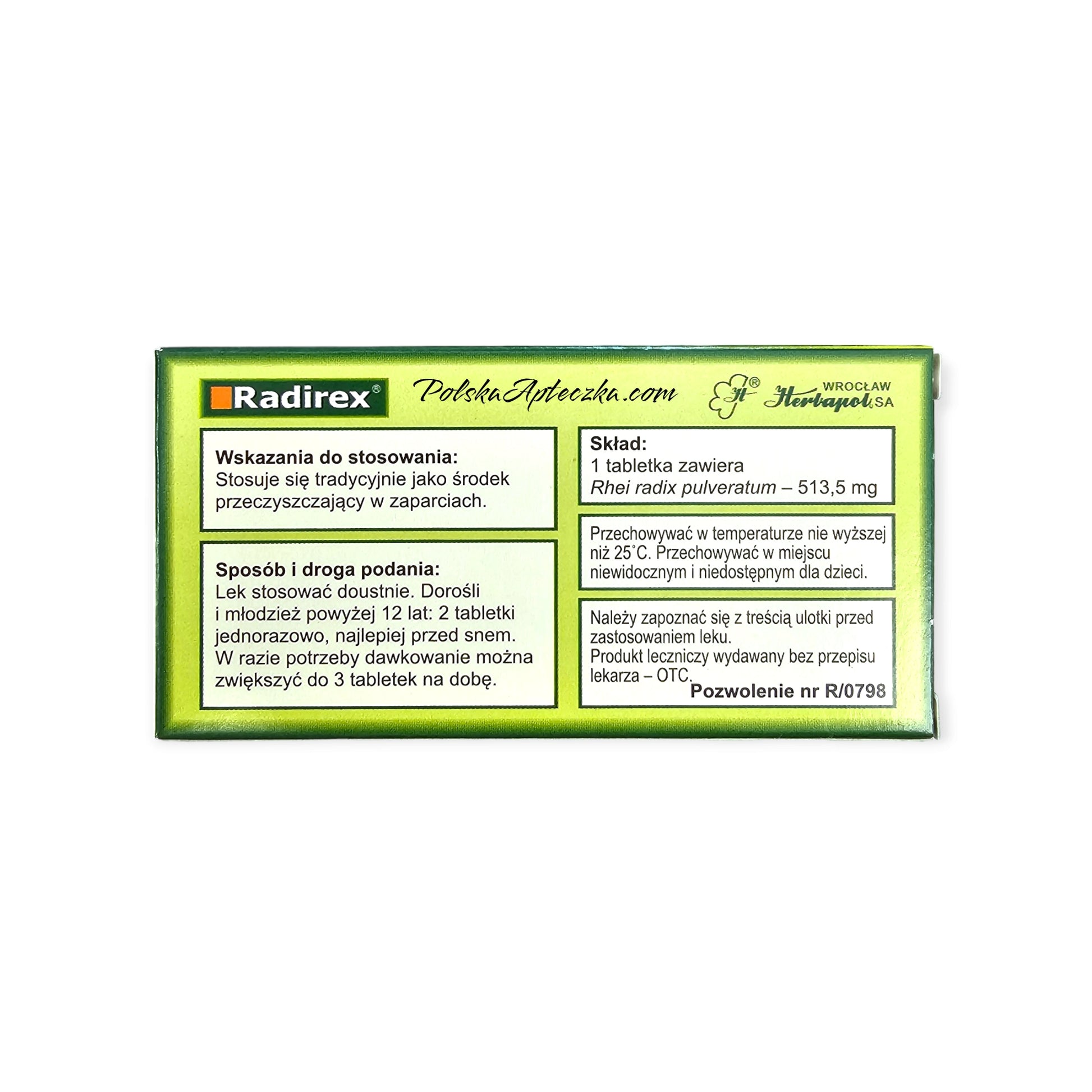 Radirex 10 tablets