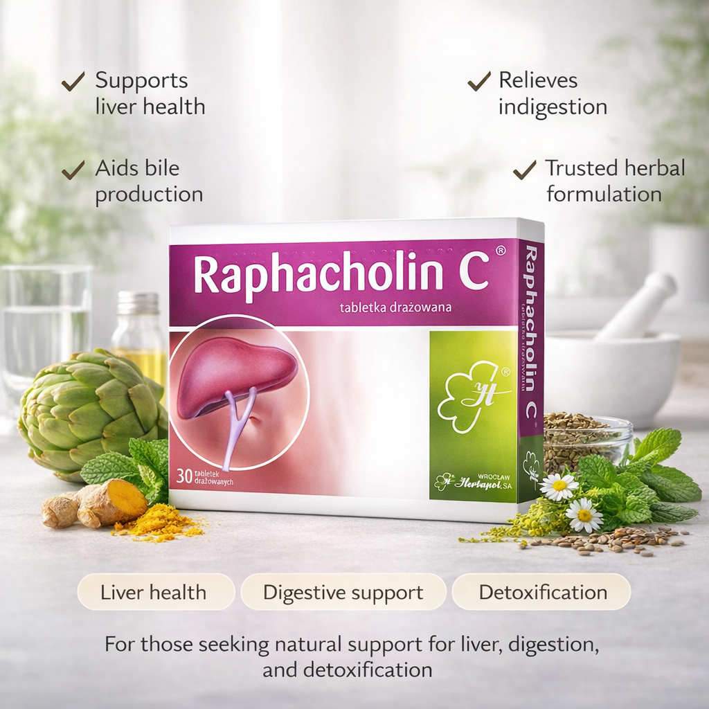 raphacholin c 30 tablets benefits