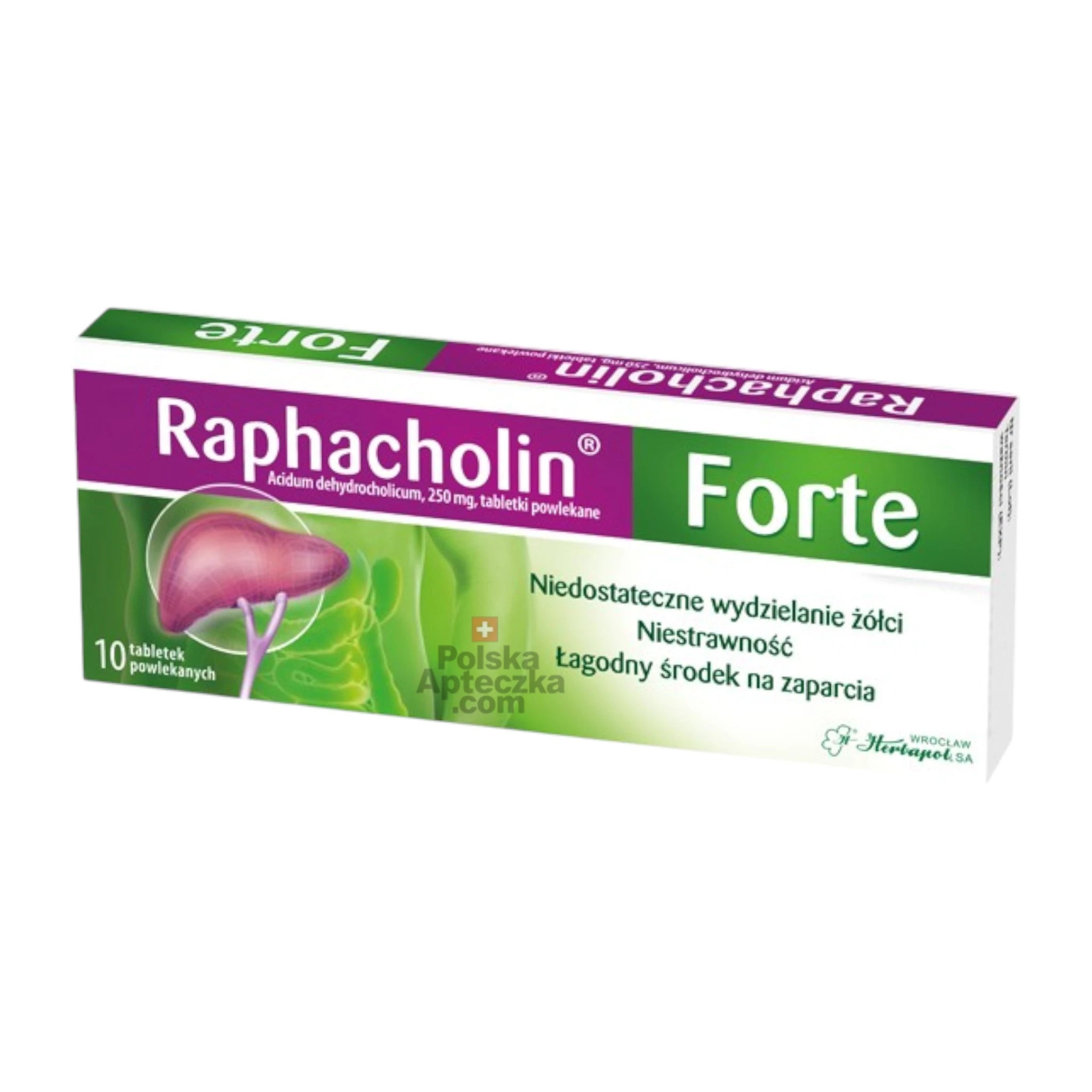 raphacholin forte 10 tablets digestion liver support, raphacholin forte tabletki trawienie i wątroba