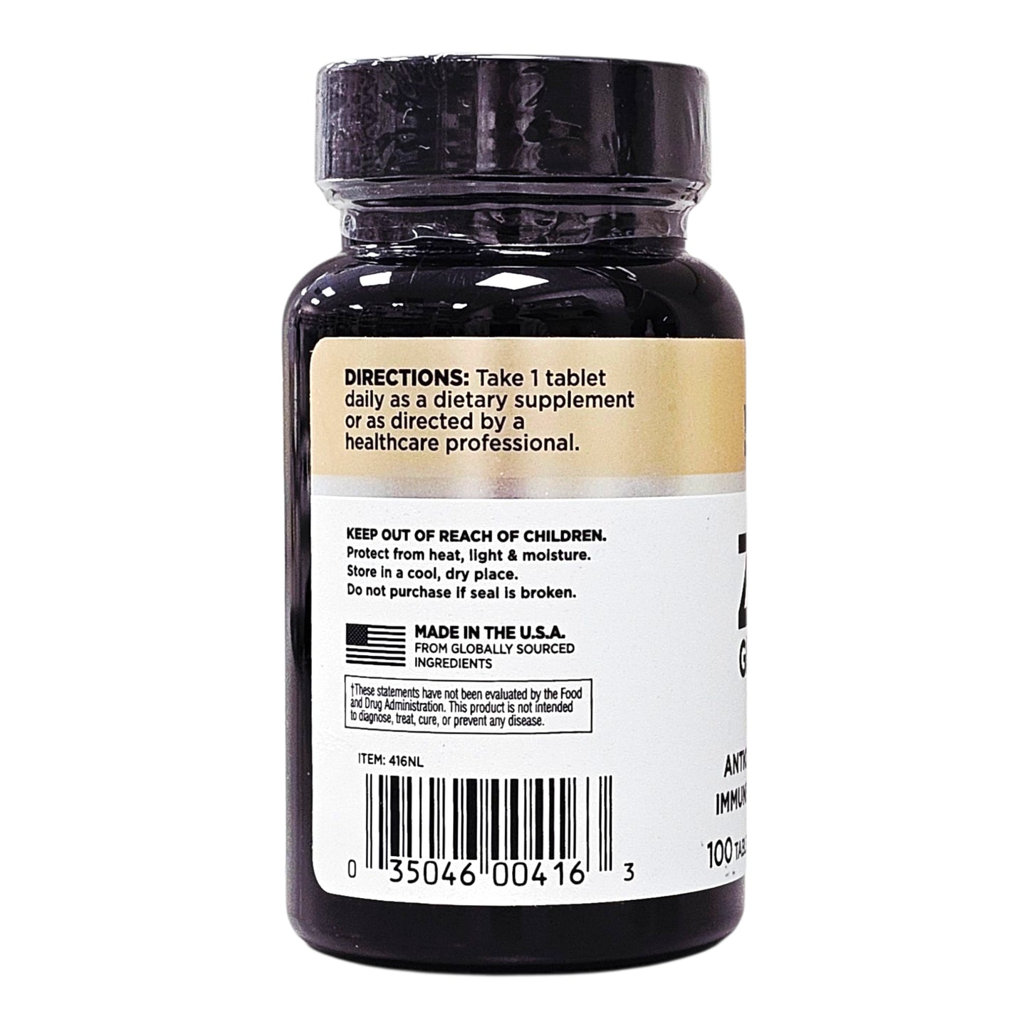 Zinc Gluconate 50mg 100 tablets