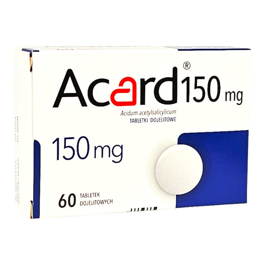 Acard 150 mg 60 Enteric-Coated Tablets – Acetylsalicylic Acid