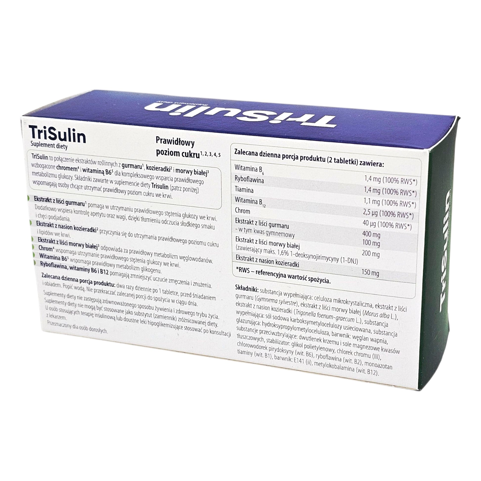 Trisulin 60 tablets ingredients 