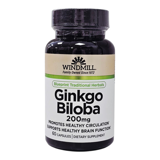 Ginkgo Biloba 200mg 60 Capsules | Miłożęb