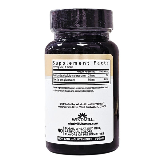 Zinc Gluconate 50mg 100 tablets