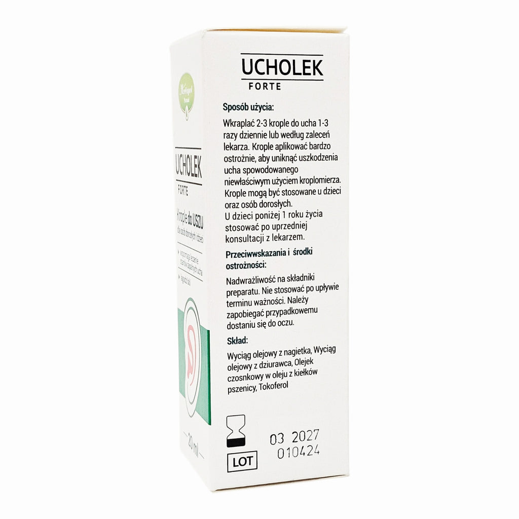 Ucholek Forte packaging