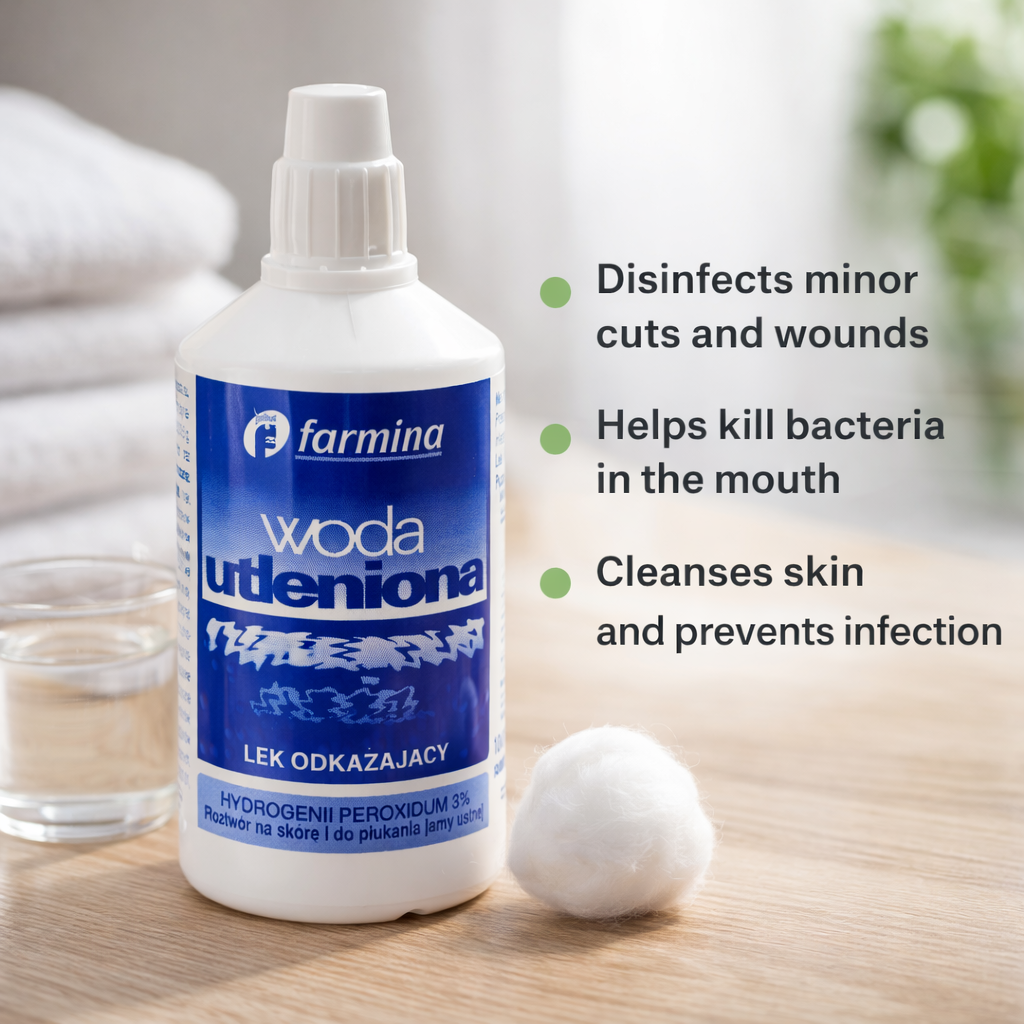 Woda Utleniona 3% 100g | Hydrogen Peroxide 3%