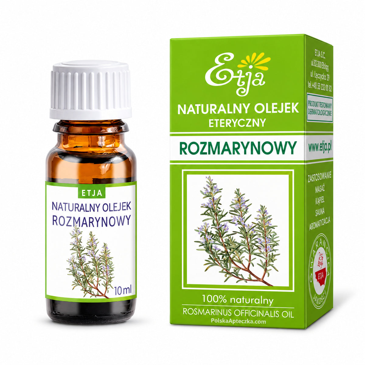 Rosemary Essential Oil 10ml – Etja | Olejek rozmarynowy 10ml – Etja