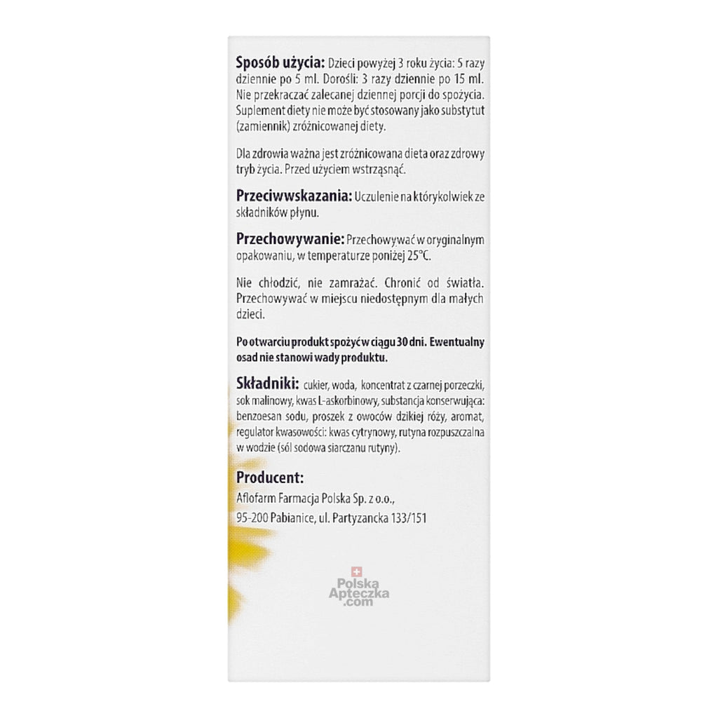 Rutinacea Junior Immune Support Syrup for Kids 100ml - Apteczka | Proton Nutrition