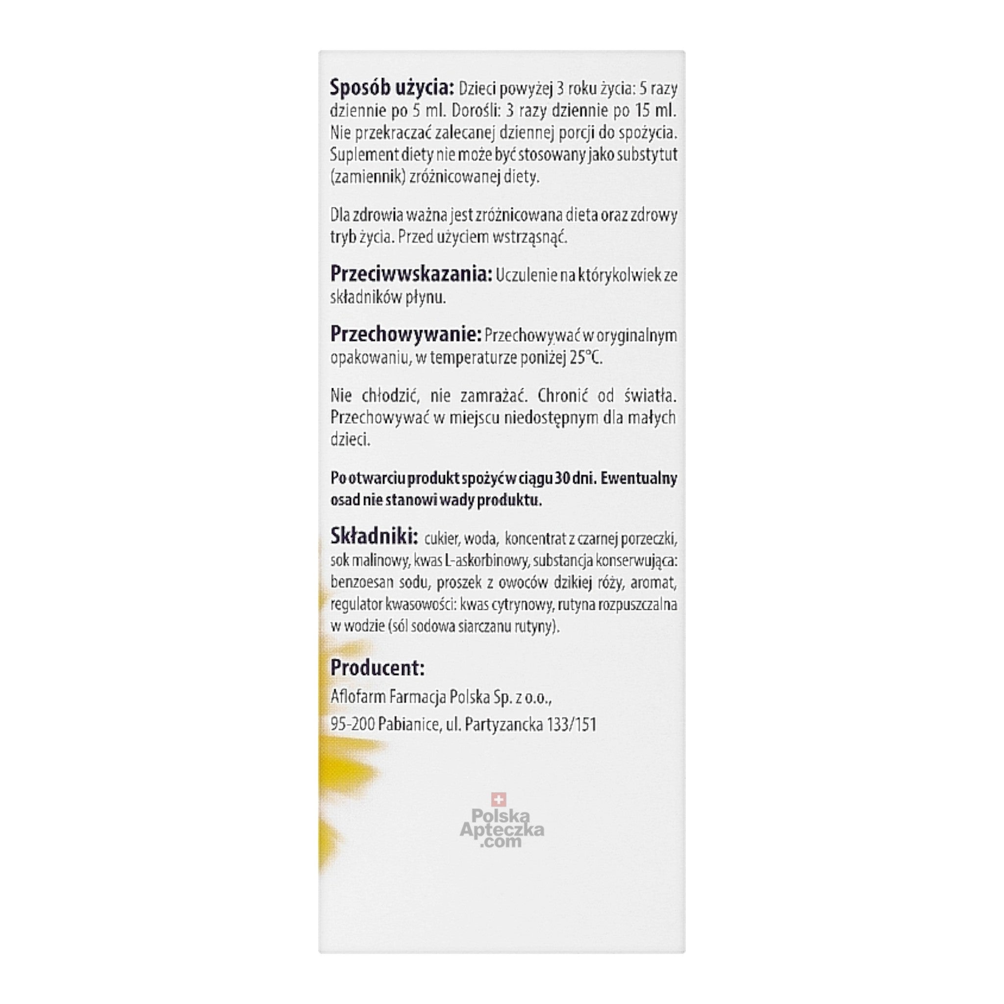 Rutinacea Junior Immune Support Syrup for Kids 100ml - Apteczka | Proton Nutrition