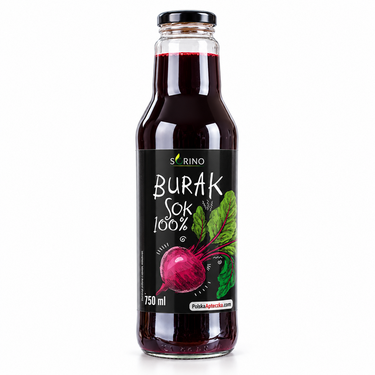 100% Beetroot Juice 750 ml – Sorino / Sok z Buraka 100% 750 ml – Sorino