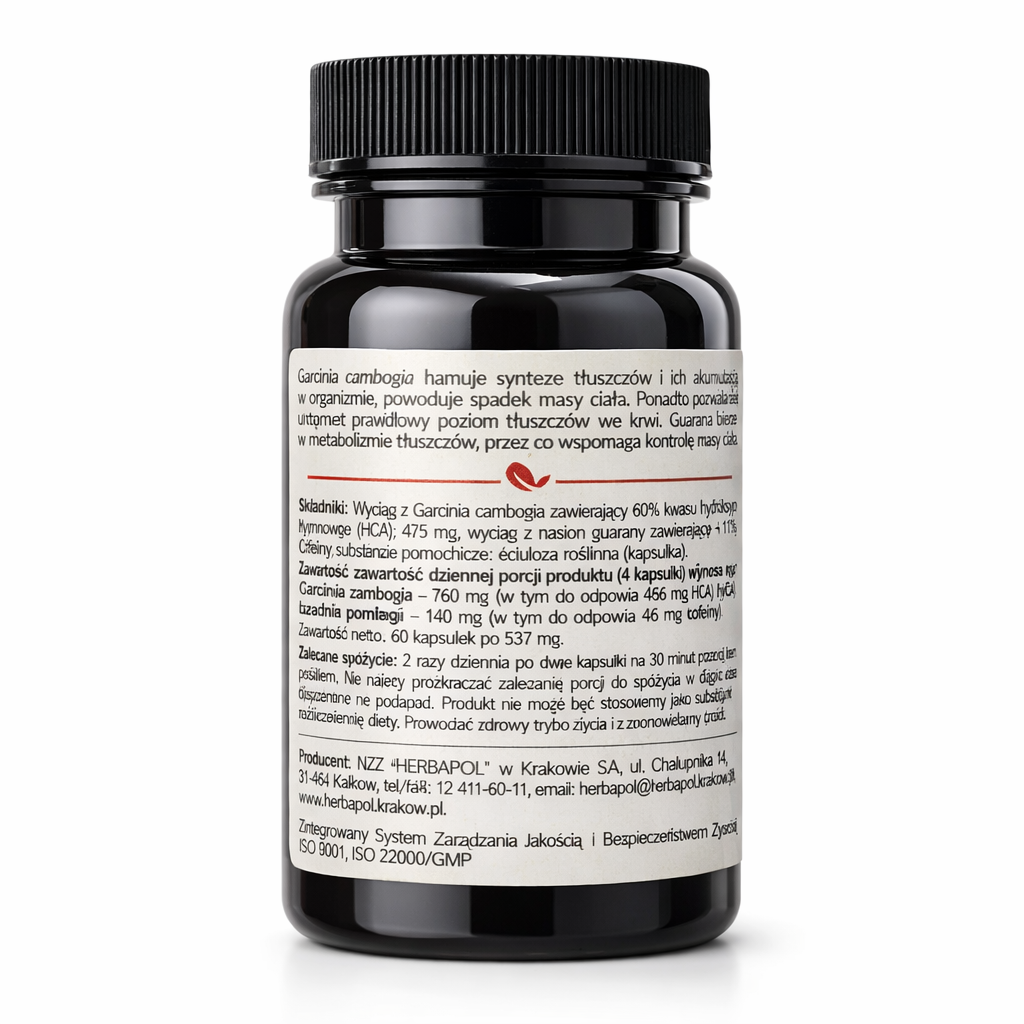 spalacz tluszczu 60 capsules herbapol ingredients