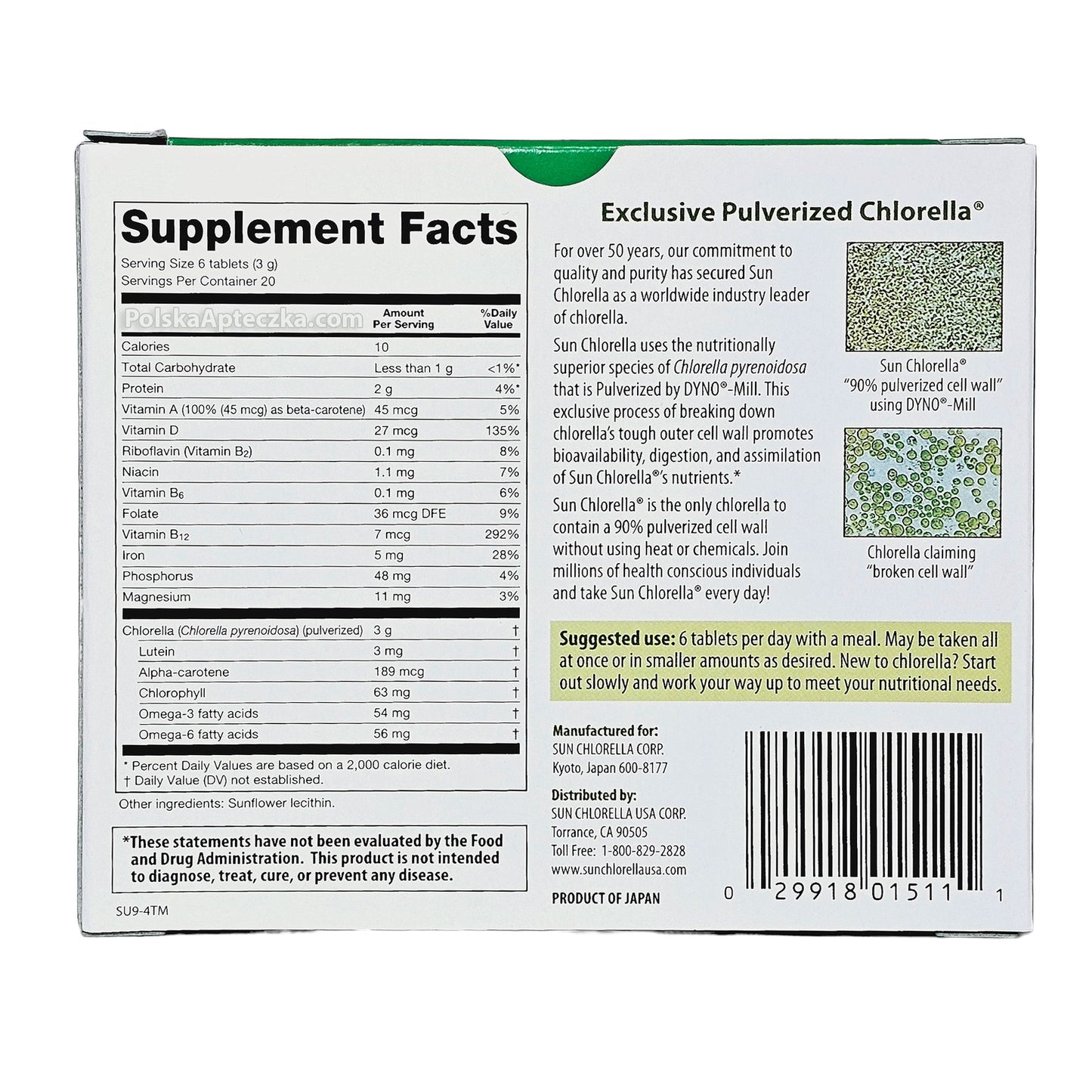 chlorella tablets