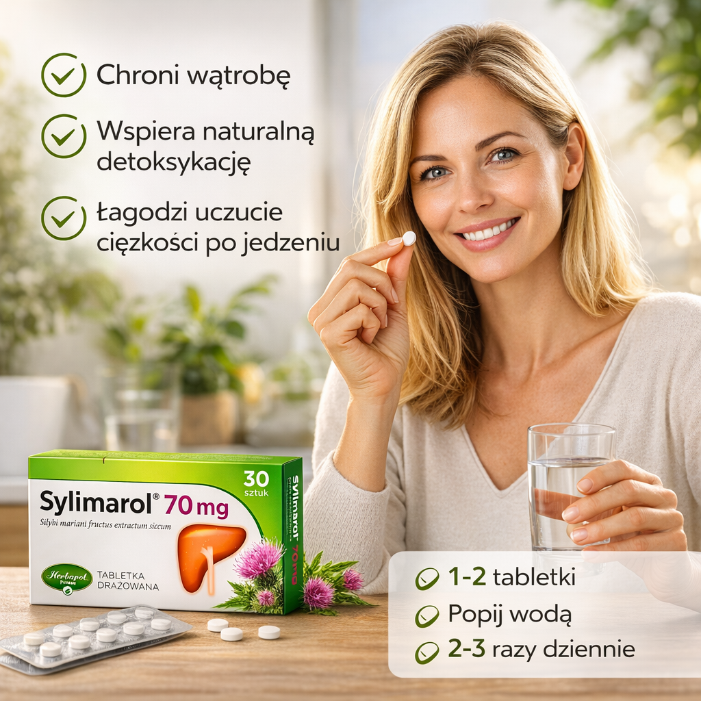 Sylimarol 70 mg Milk Thistle Liver Support 30 Tablets Lifestyle PL