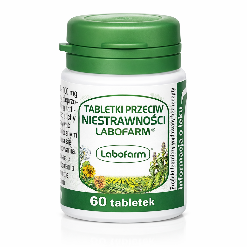 tabletki przeciw niestrawnosci 60 tablets labofarm polska apteczka