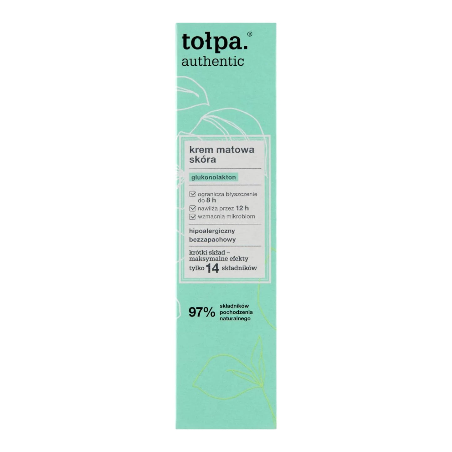 Tołpa Authentic Krem Matujący na dzień i noc 40ml