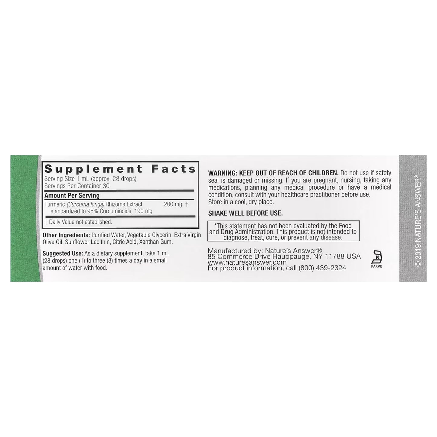 Turmeric-3 Standardized Extract 30ml