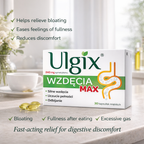 Ulgix Wzdęcia Max 240mg 30 capsules benefits