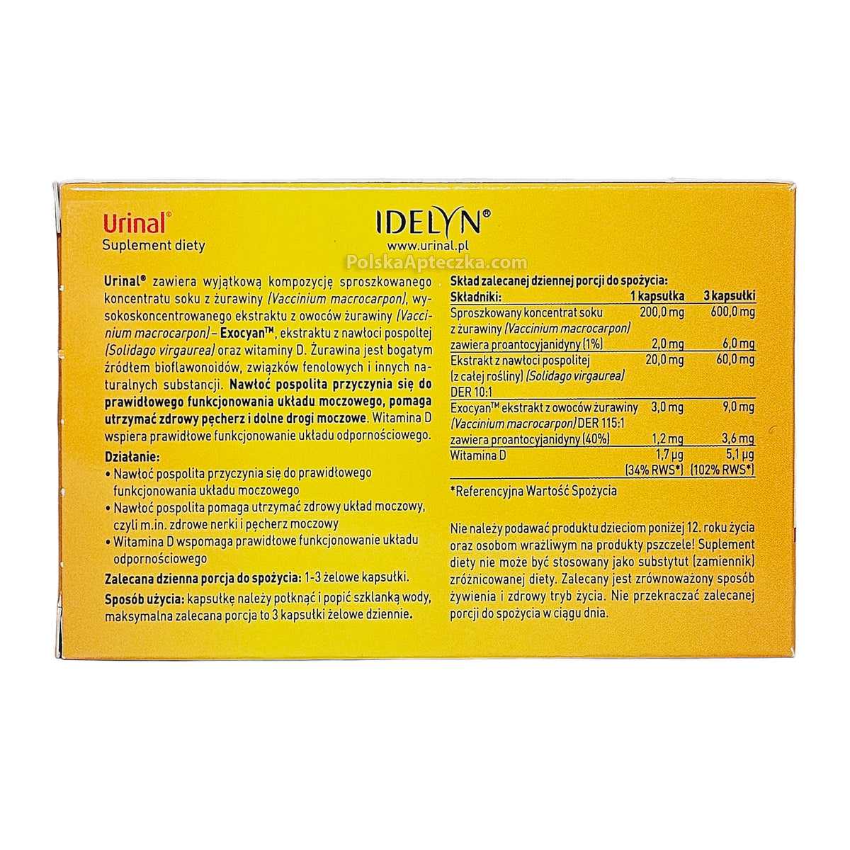 Urinil Urinal 60 capsules – Apteczka