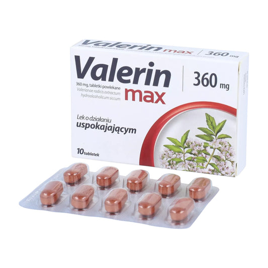 valerin max 360mg 10 tablets