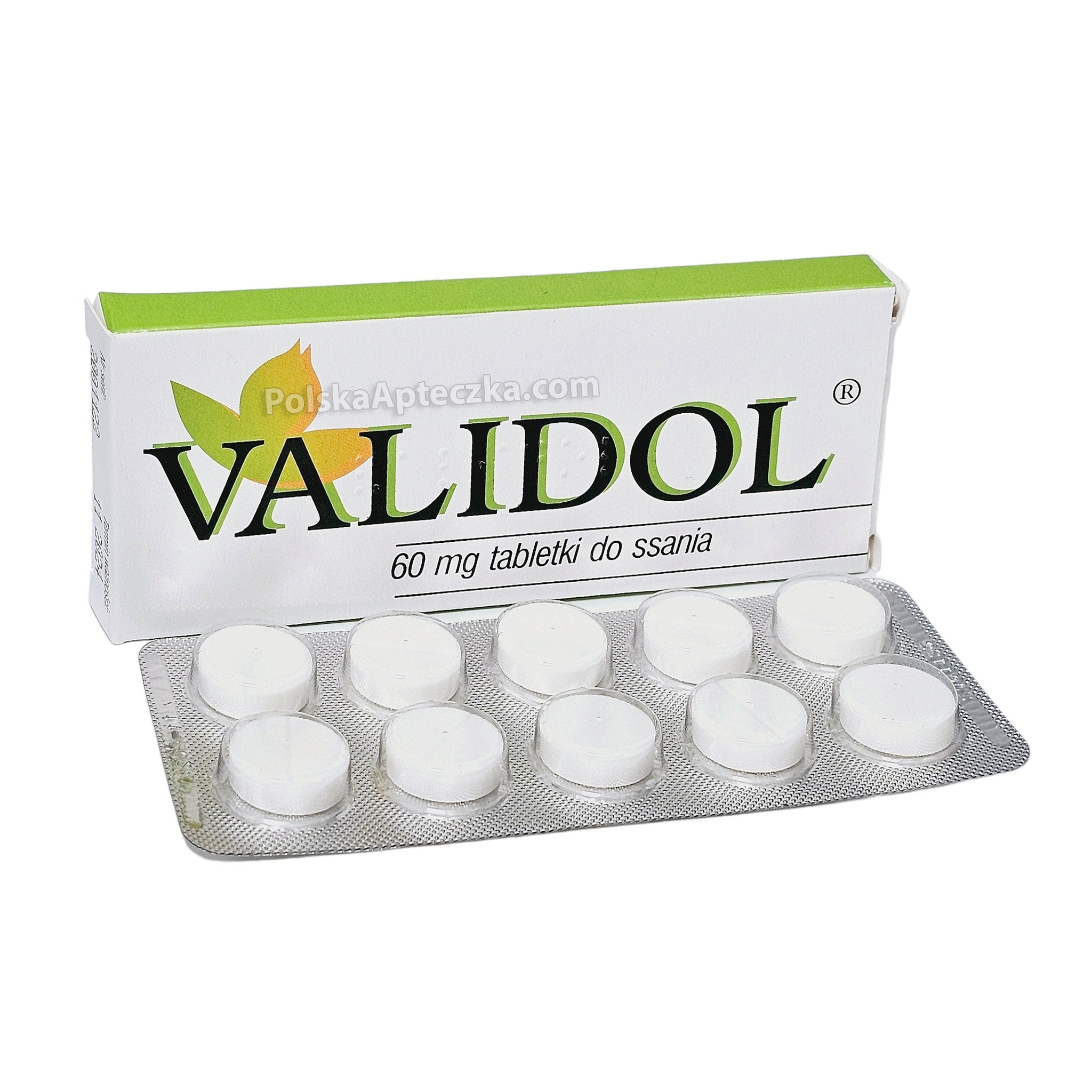 Validol Structure Validol 60mg 10 Lozenges – Apteczka