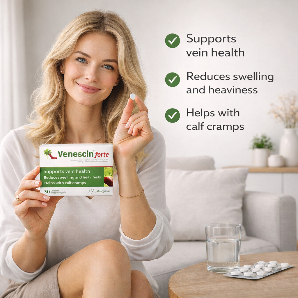 Venescin Forte Horse Chestnut Tablets for Leg Veins benefits