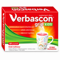 Verbascon Grip Kids raspberry herbal drink, 10 x 5 g sachets – Polski Lek | Verbascon Grip Kids, smak malinowy, 10 saszetek po 5 g – Polski Lek