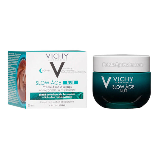 Vichy, Slow Age Nuit, krem-maska na noc, dotlenienie i regeneracja 50ml