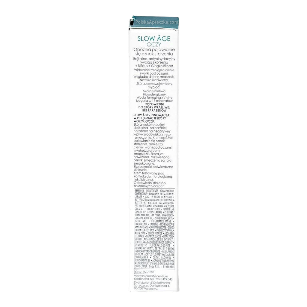 Vichy, Slow Age, krem pod oczy przeciwko oznakom starzenia 15ml