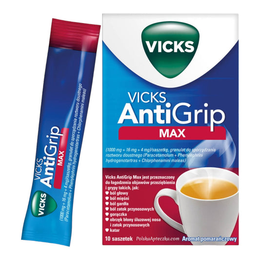 Vicks AntiGrip MAX 10 Saszetek