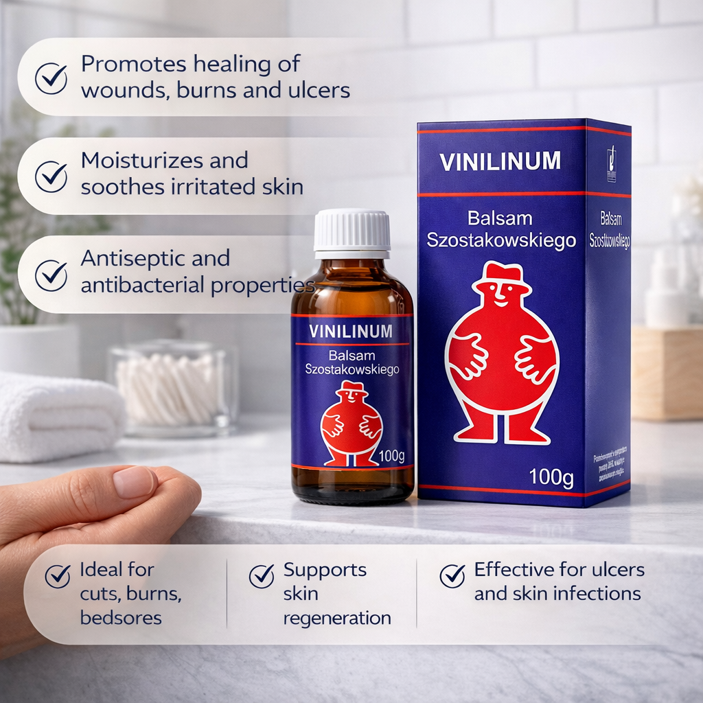 vinilinum balsam szostakowskiego 100g uses polska apteczka