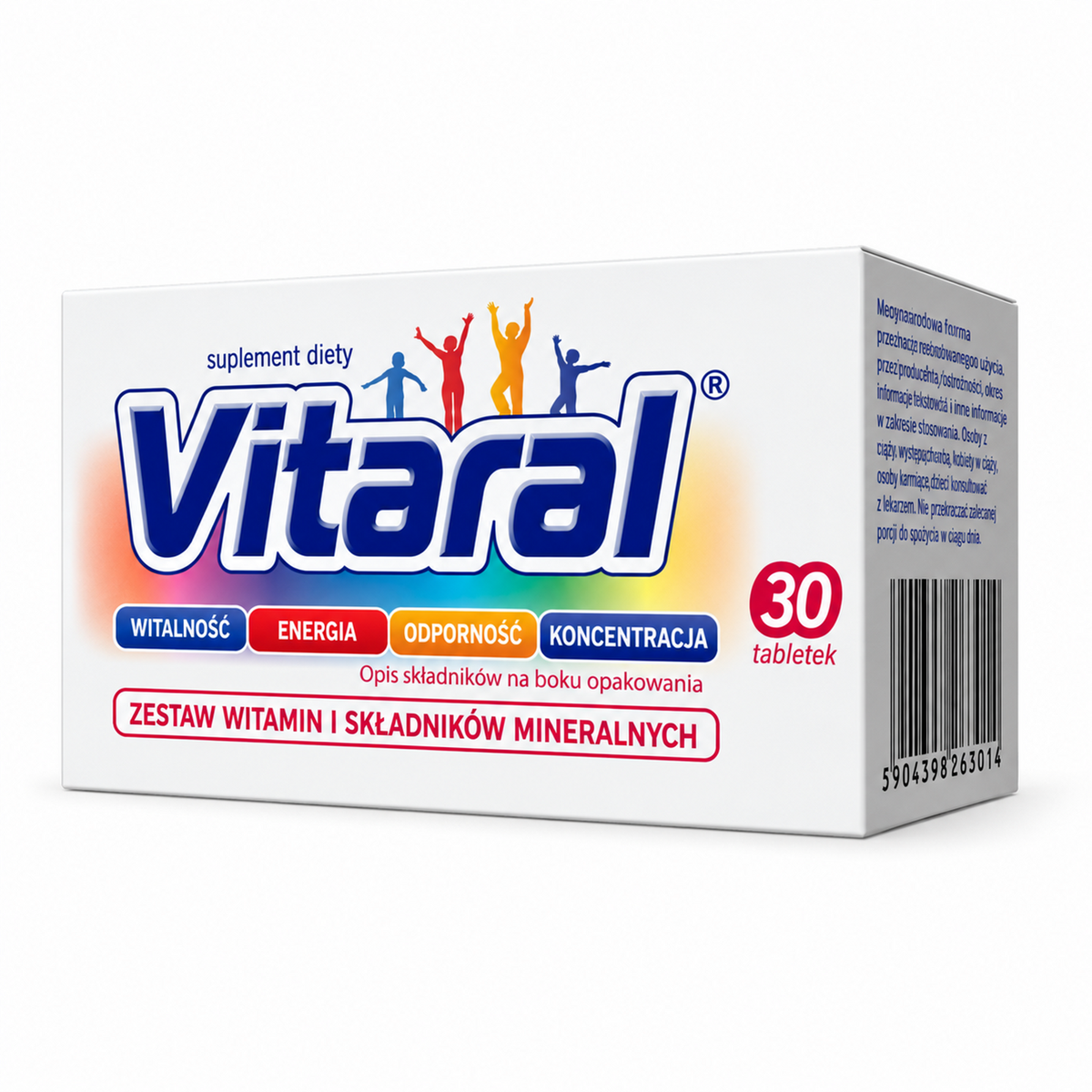 Vitaral multivitamin and mineral dietary supplement, 30 tablets