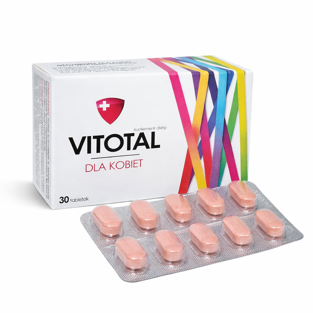 vitotal dla kobiet 30 tablets blister pack polska apteczka