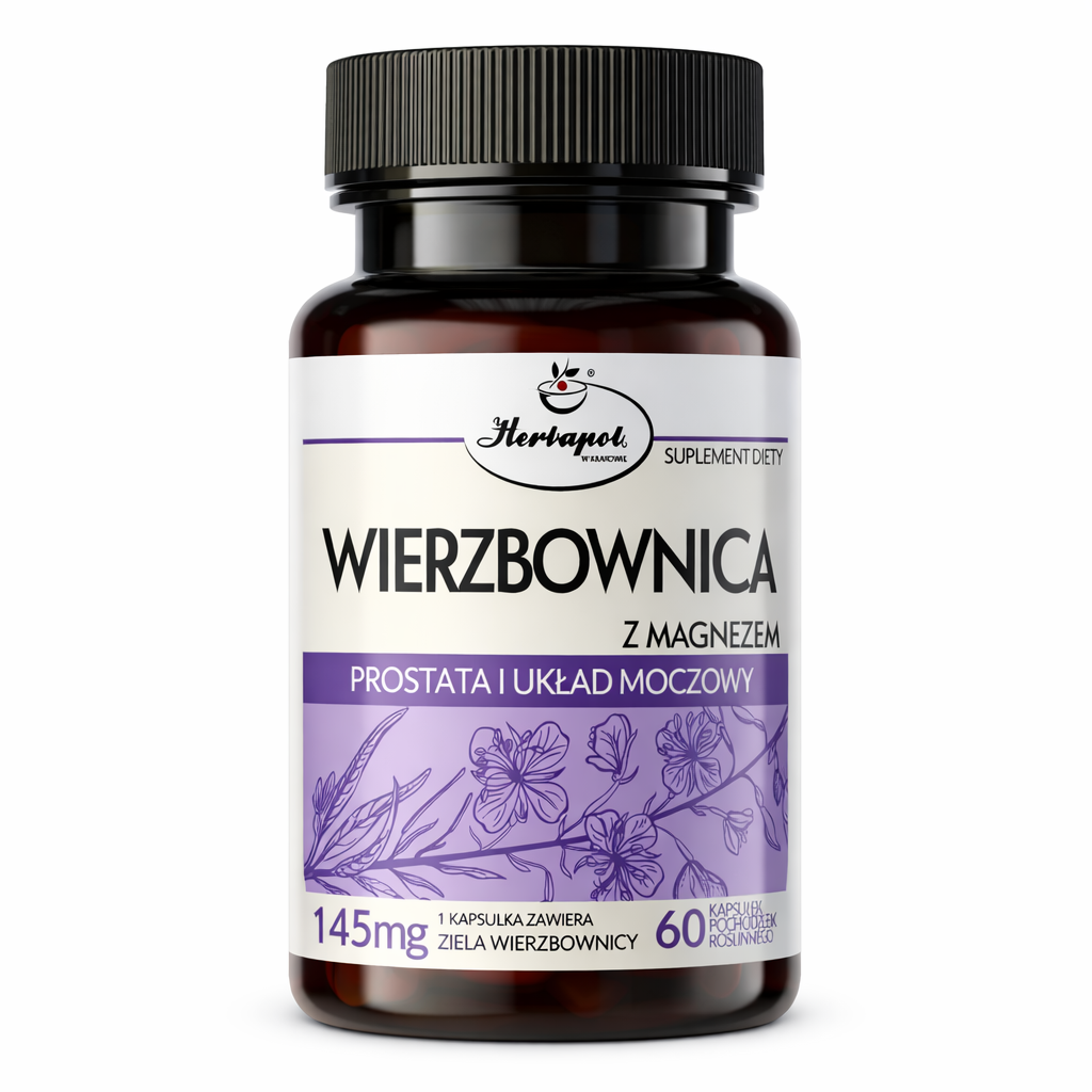 Wierzbownica with Magnesium 145 mg – Prostate & Urinary Support 60 Capsules