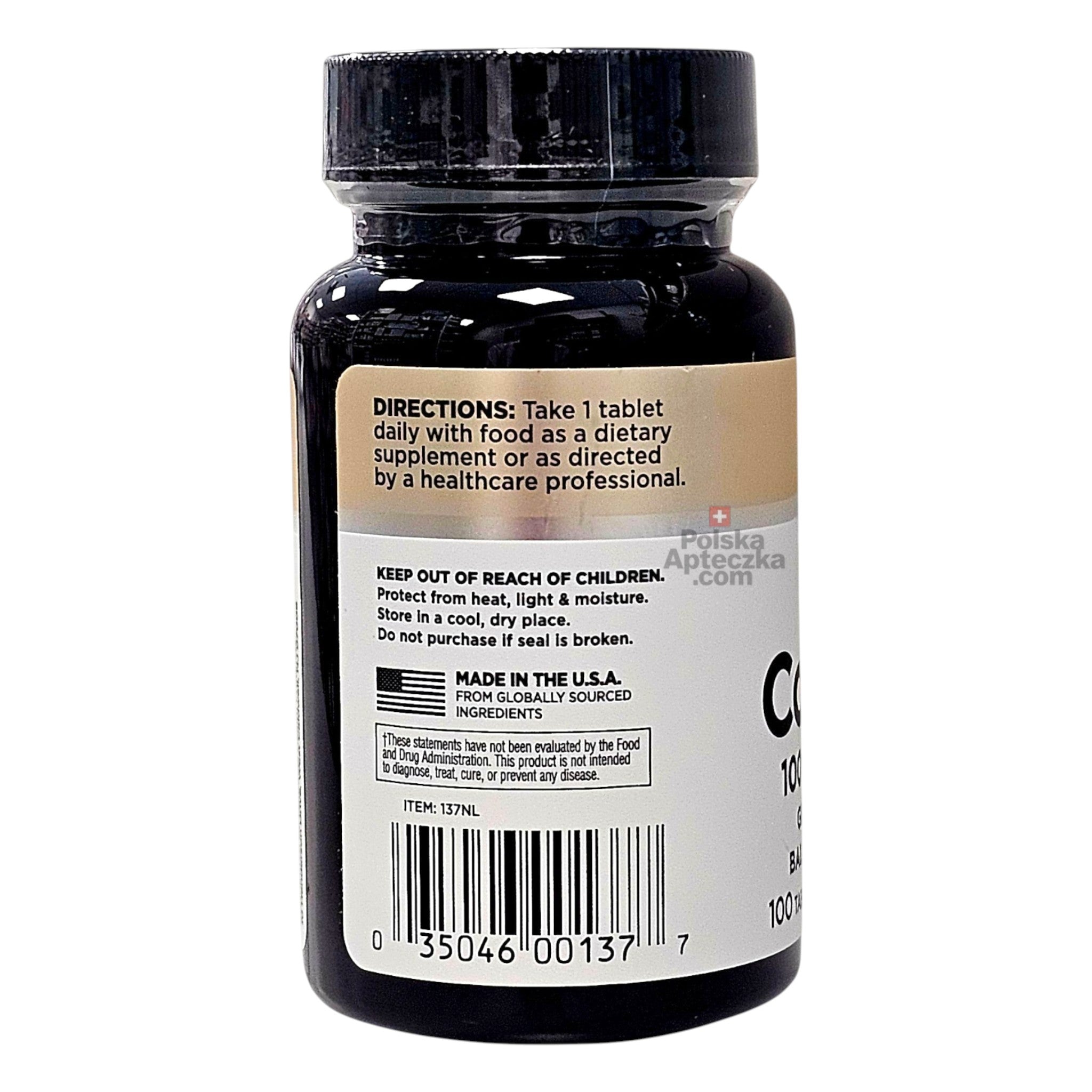 windmill b complex 100 tablets directions label