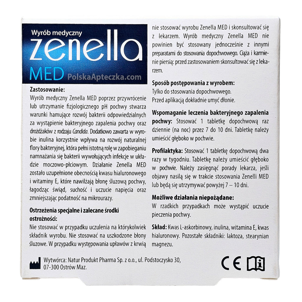 zenella med vaginal tablets