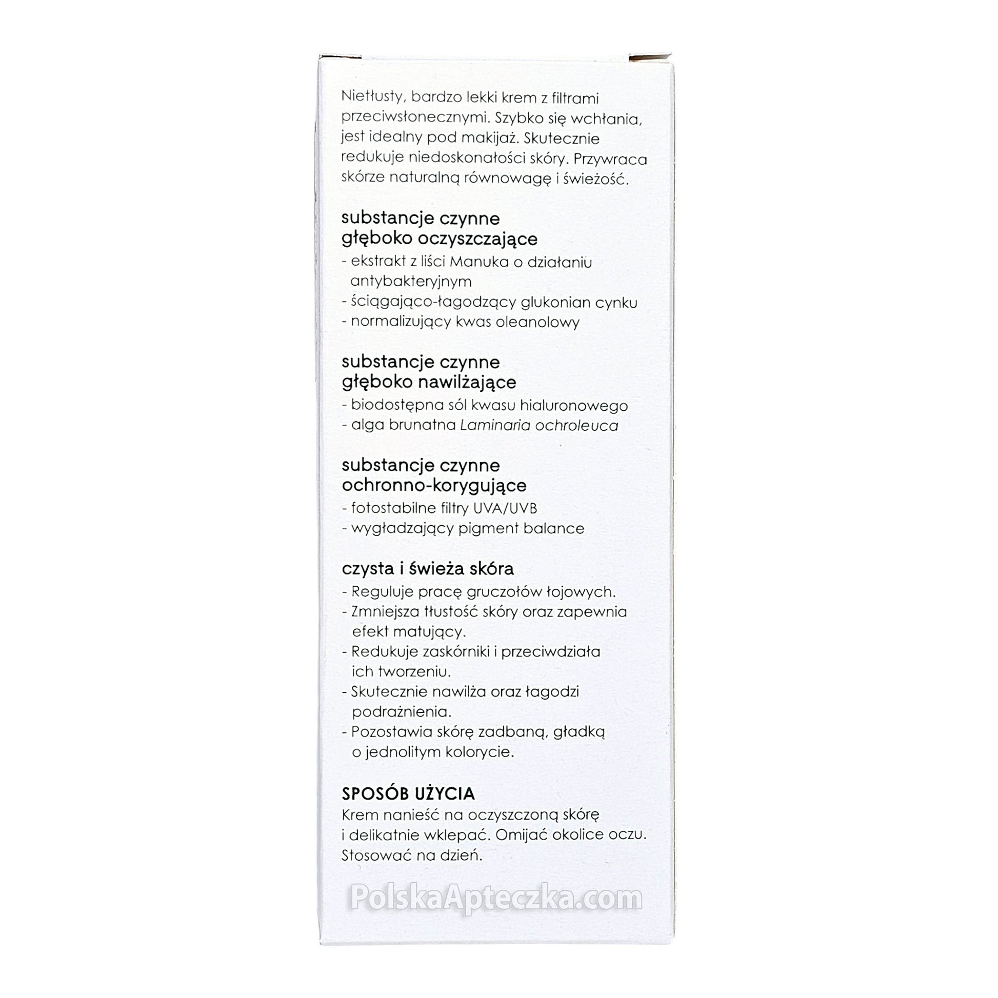 Ziaja Manuka Leaf Moisturizing Cream SPF 10